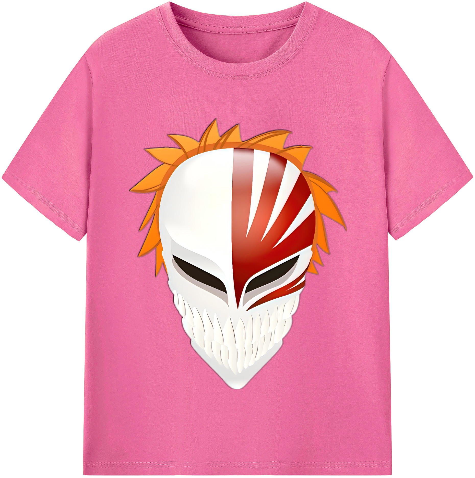 （画像用） ブリーチ 黒崎一護（くろさき いちご）BLEACH Kurosaki Ichigo レディースカジュアルプリントTシャツ（綿100％）